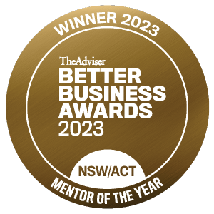 Winner seal NSW Mentor of the Year